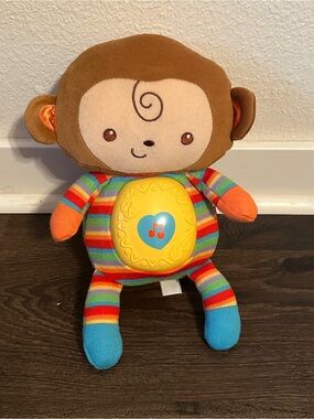 Fisher Price My Little SnugaMonkey Sleepytime Plush, Music & Glow,